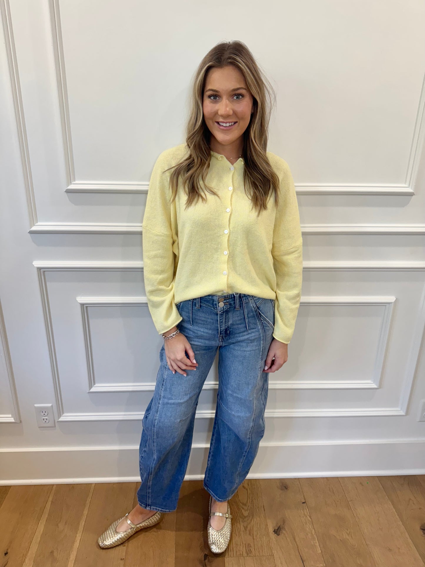 Piper Cardigan - Yellow