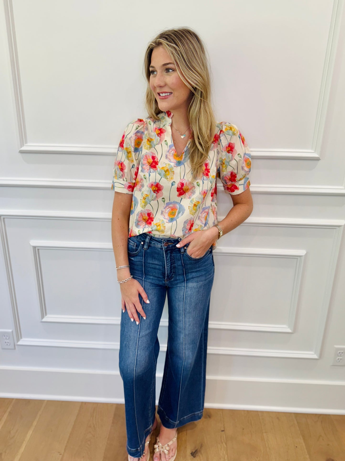 Blossom Top - Ivory