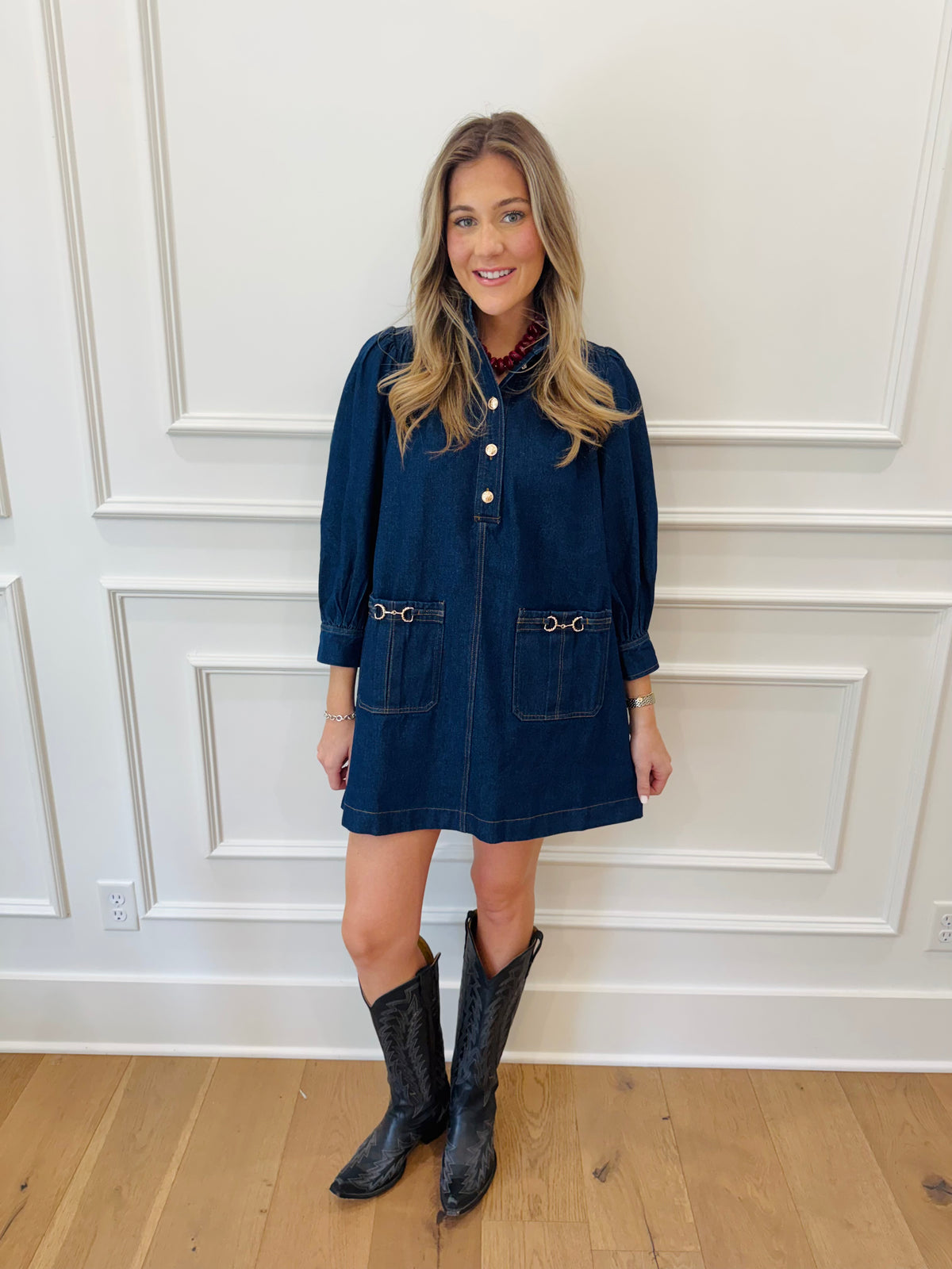 Collins Denim Dress