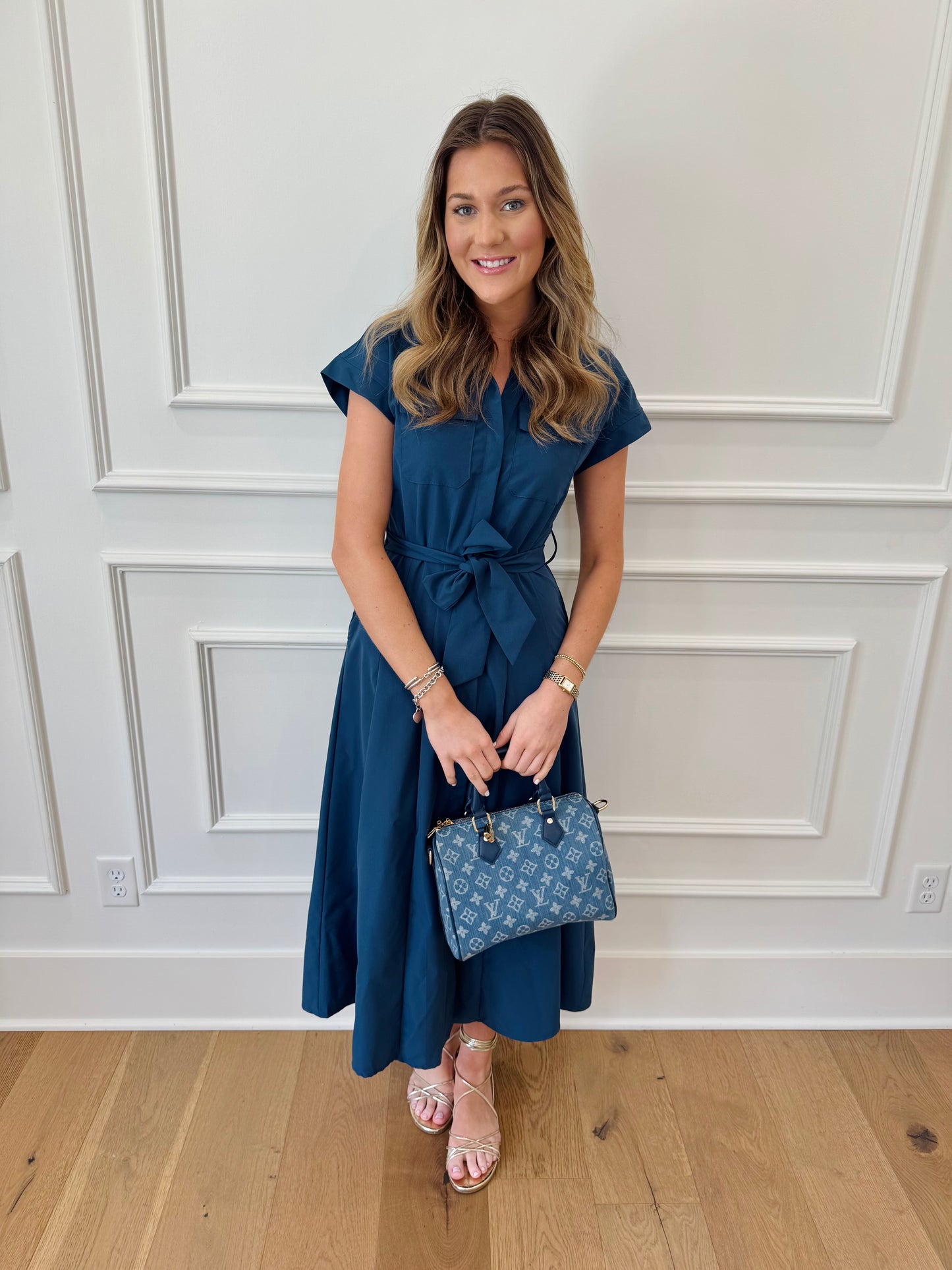 Hollie Dress - Navy