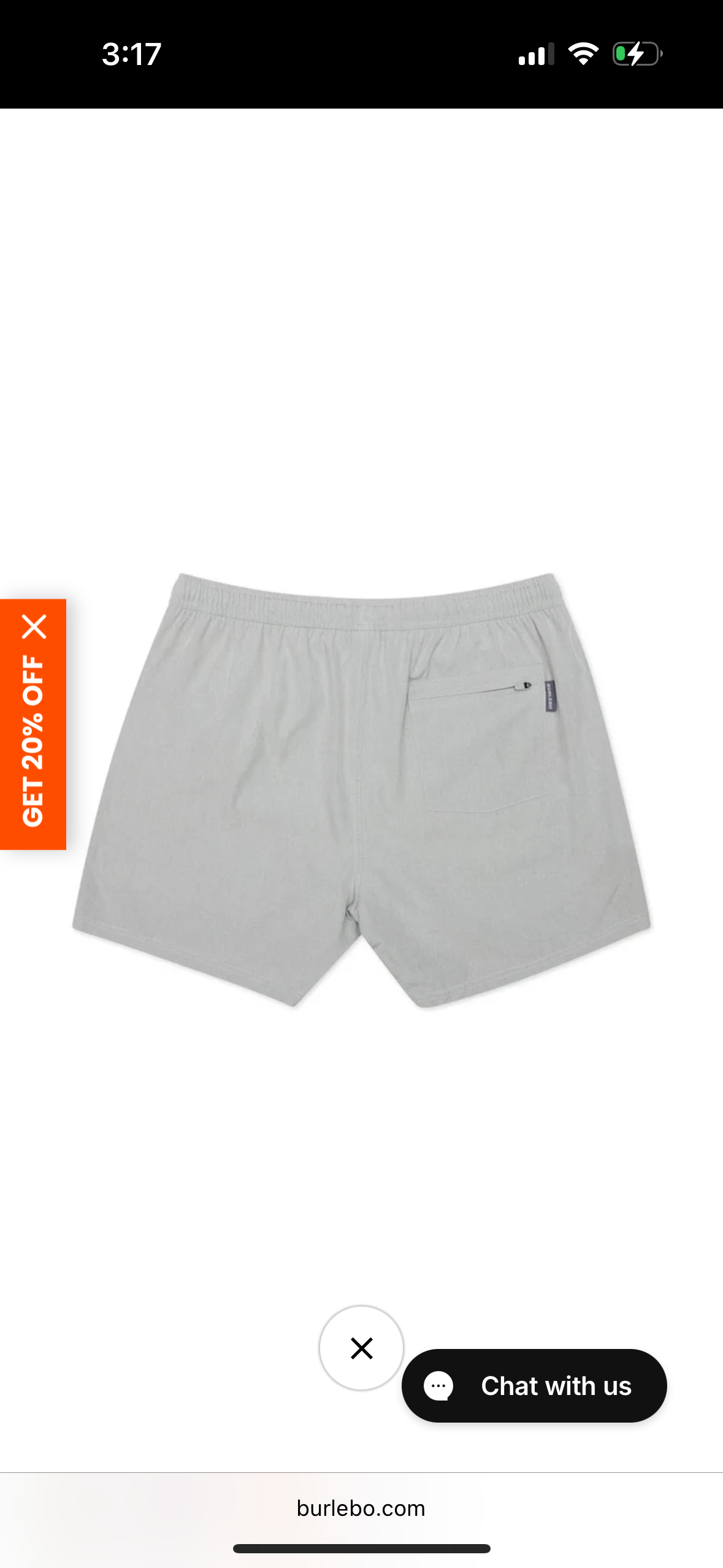 Burlebo Athletic Shorts - Light Grey