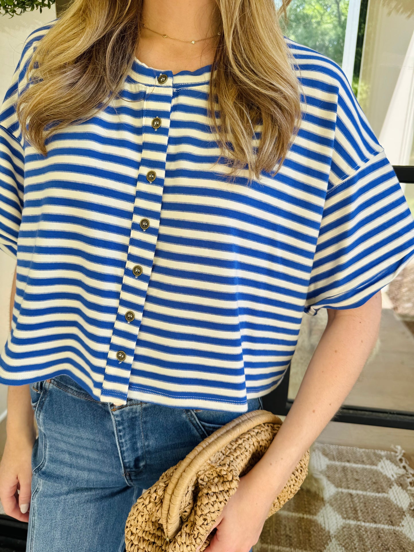 Mia Top - Blue