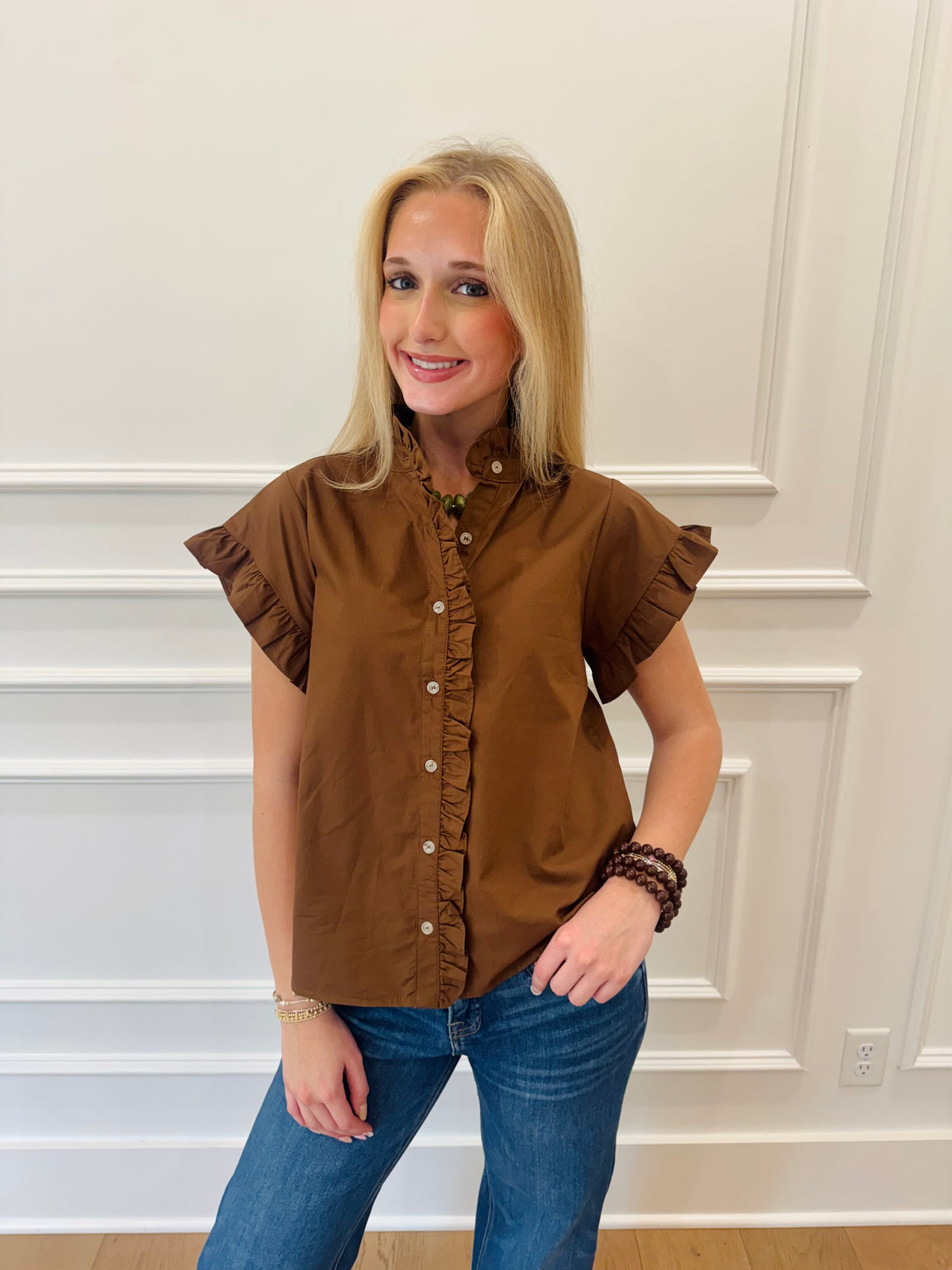 Taylor Ruffle Top