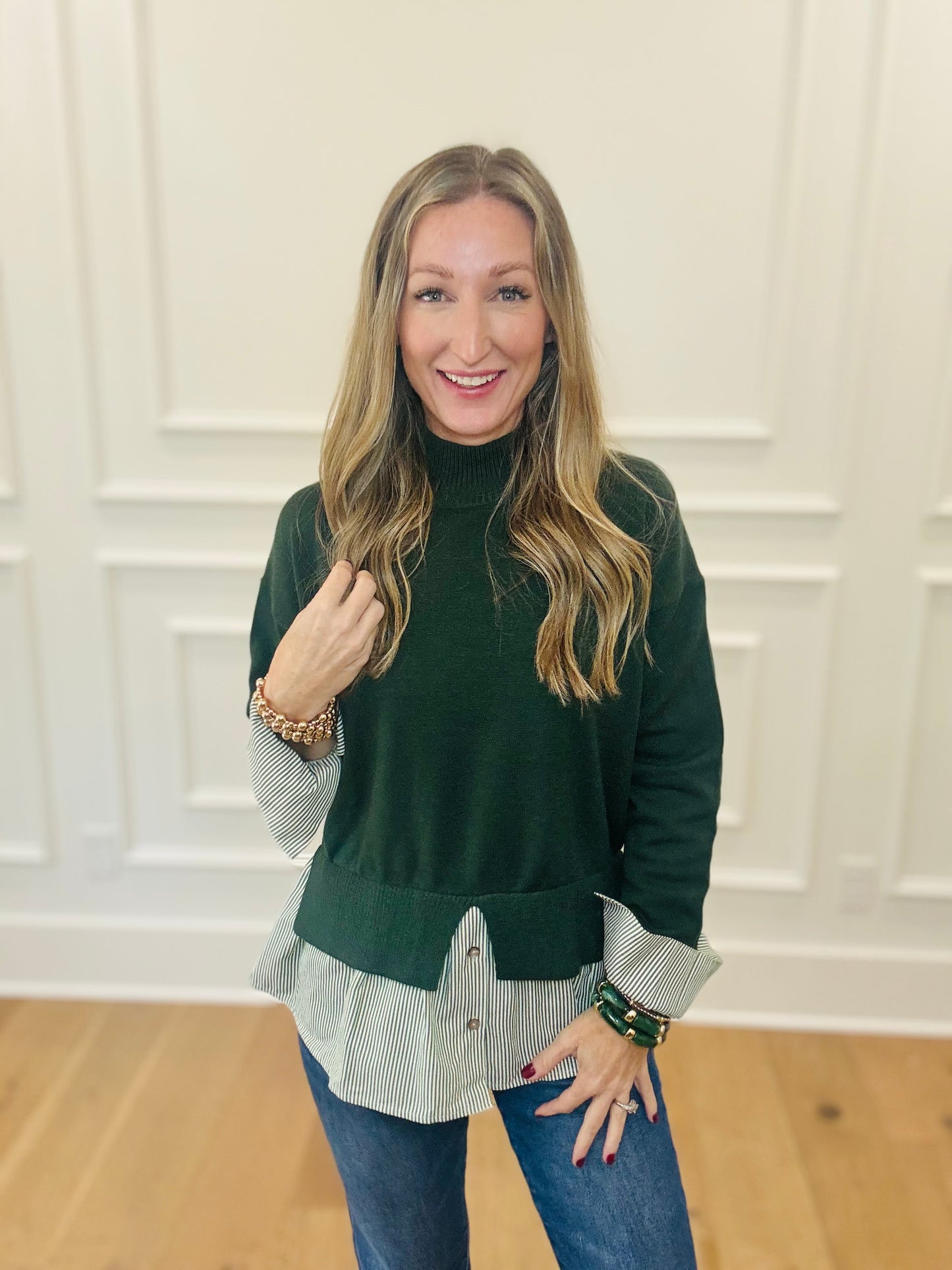 Jayla Sweater - Hunter Green