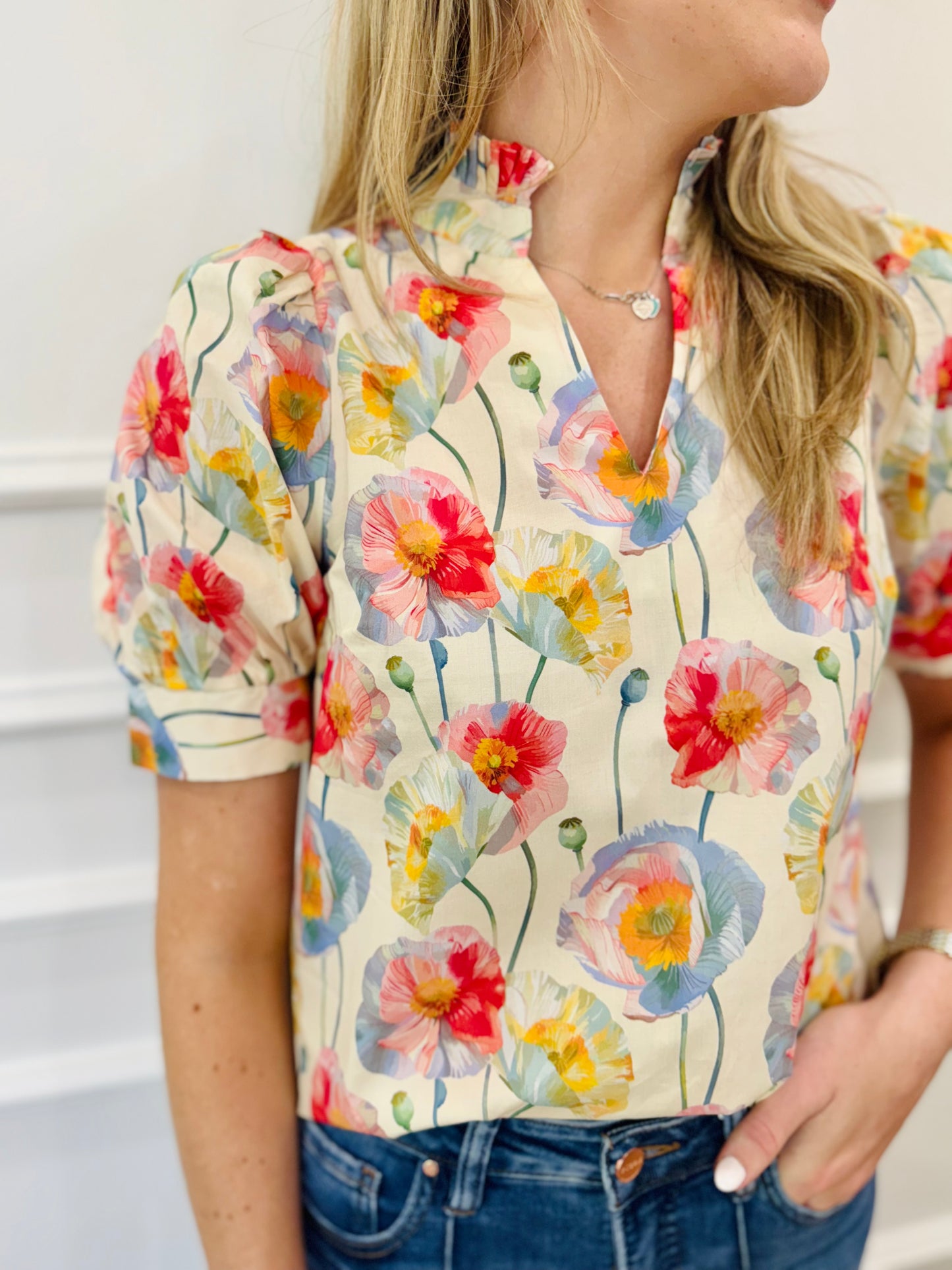 Blossom Top - Ivory