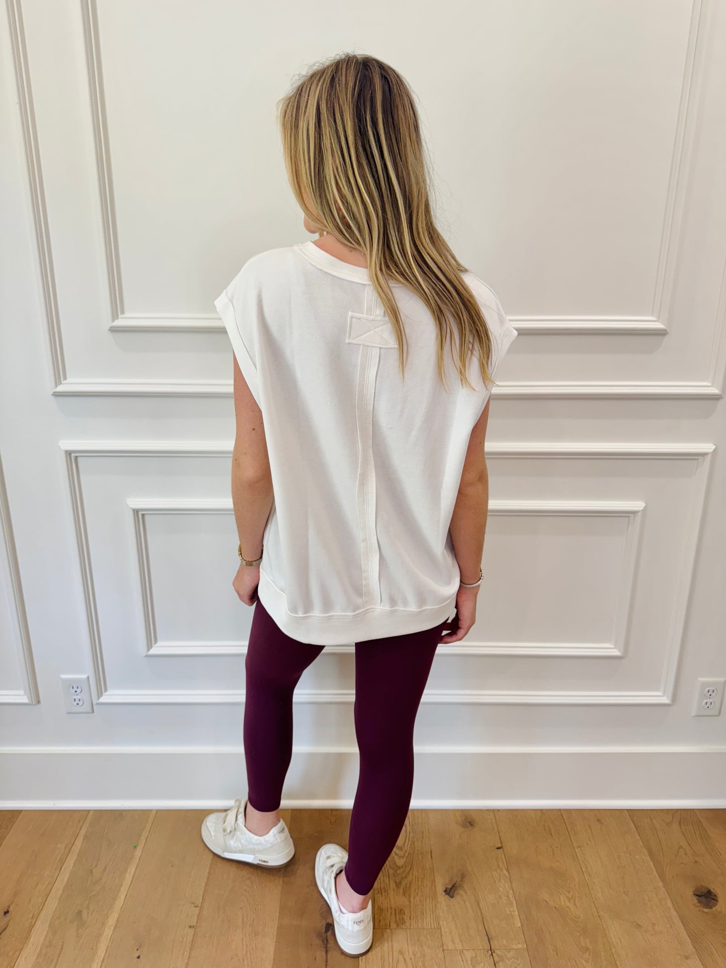 French Terry Top - Ivory