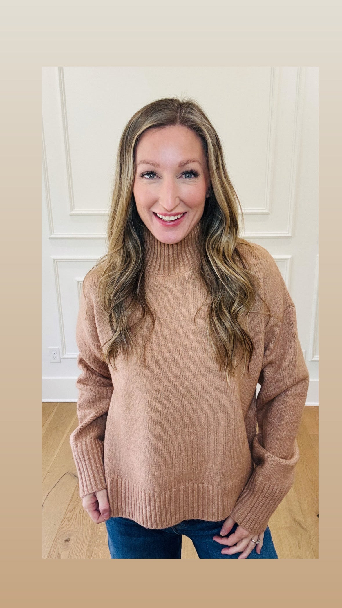 Sarah Sweater - Light Brown