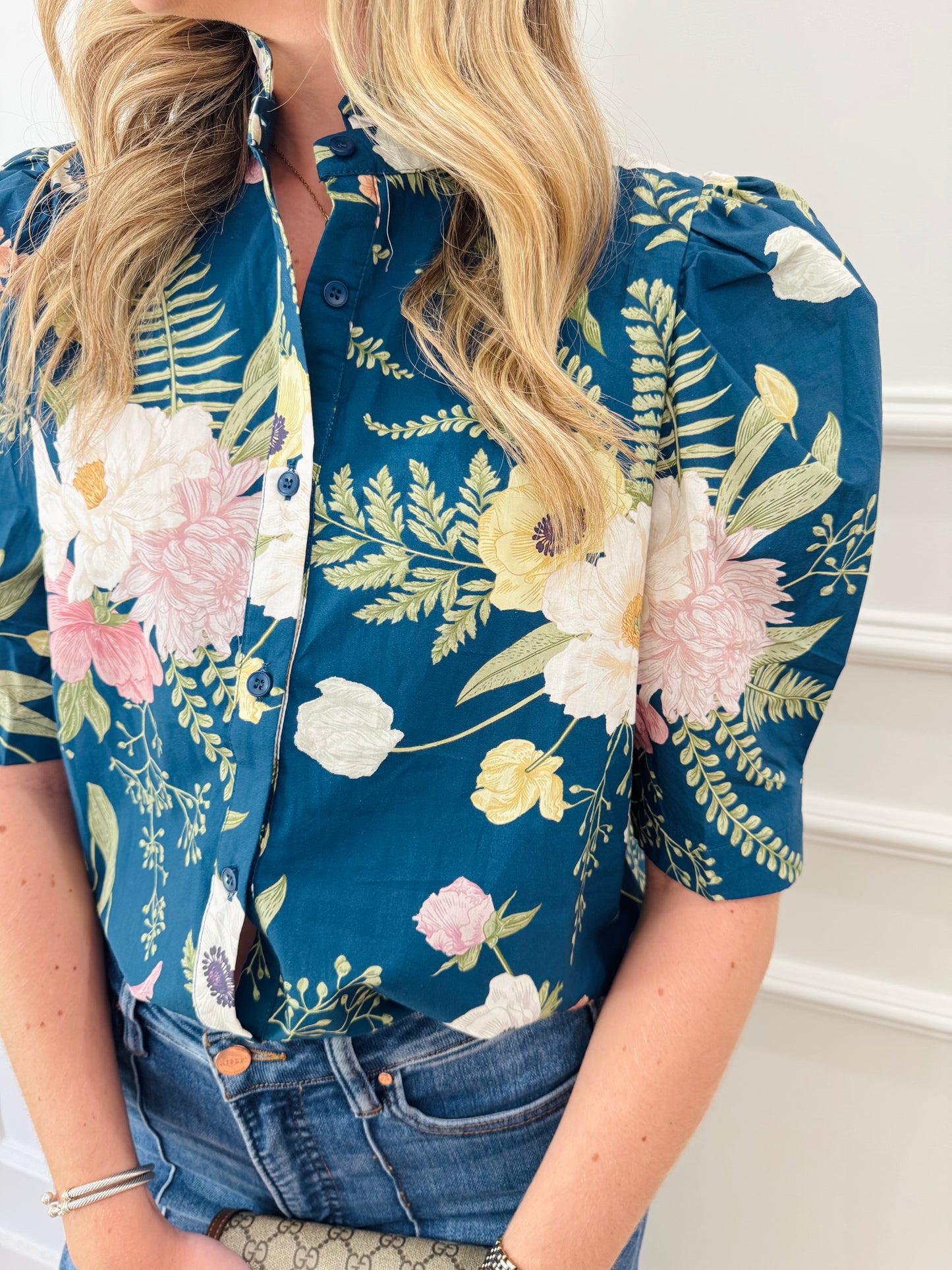 Talulah Top - Teal