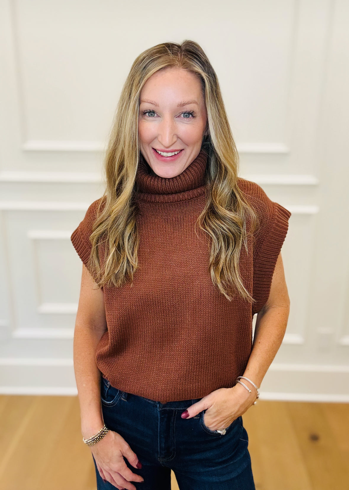 Gabby Sweater -Chocolate Brown