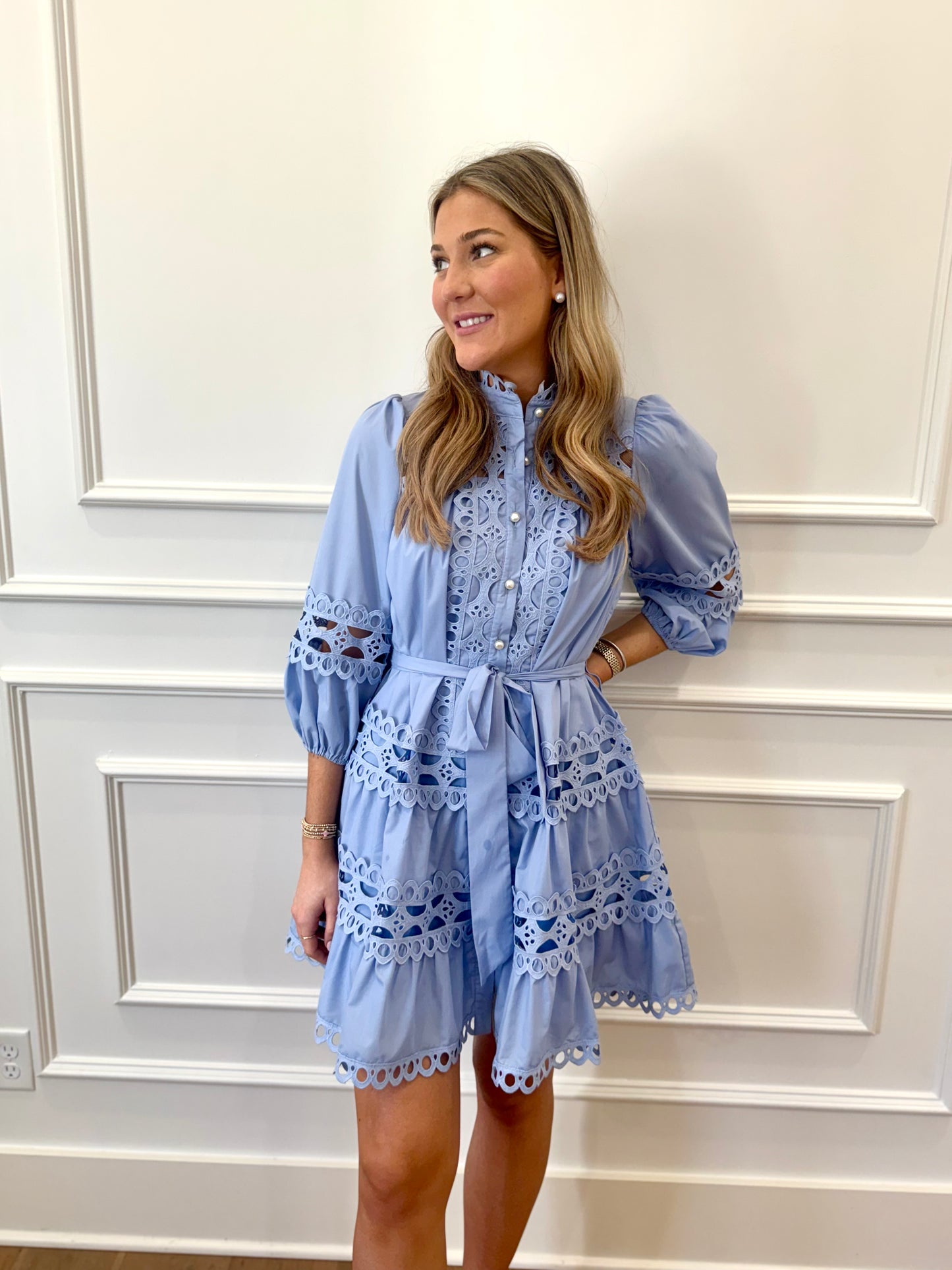 Lilly Dress - Lt Blue