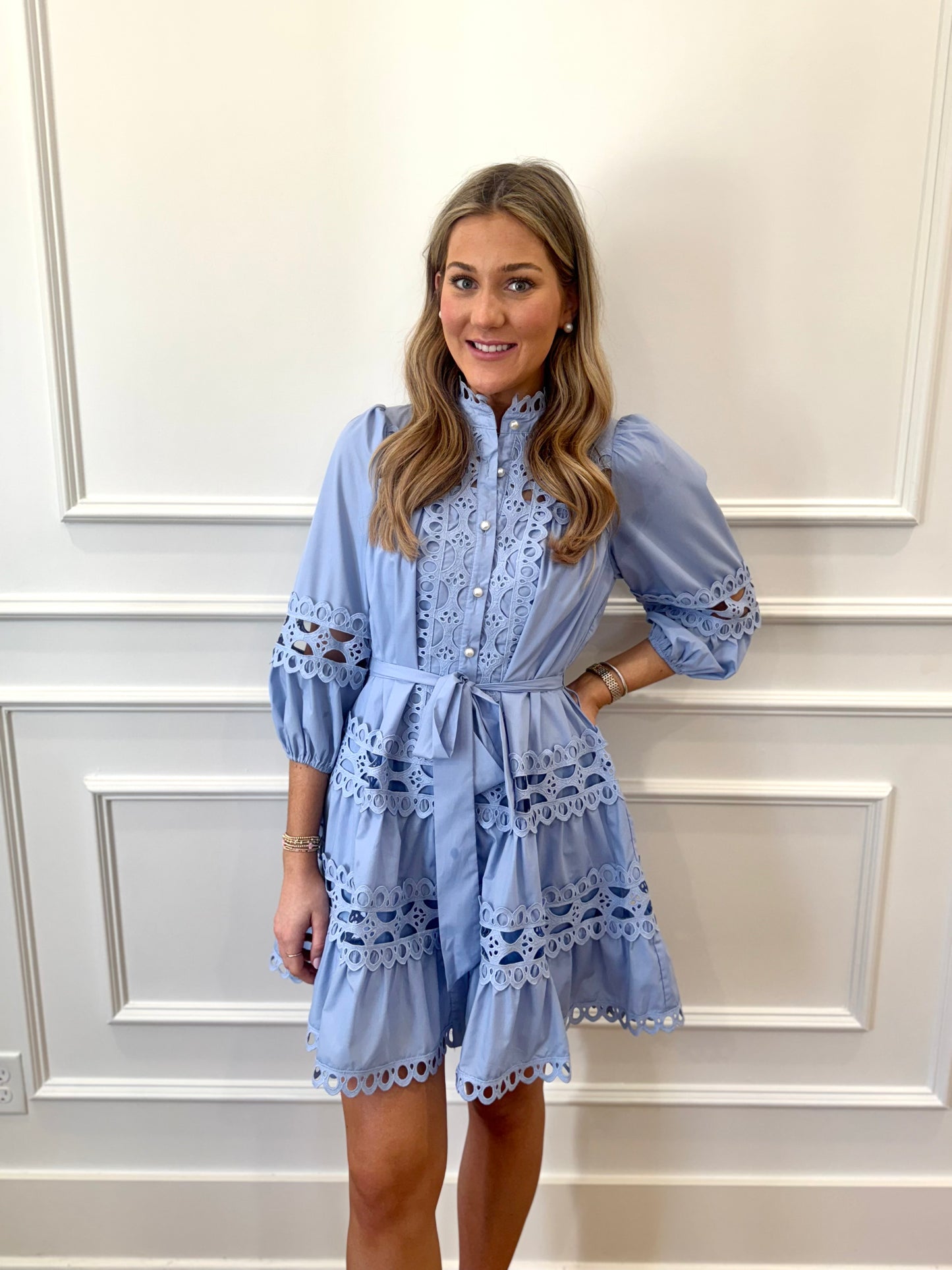 Lilly Dress - Lt Blue