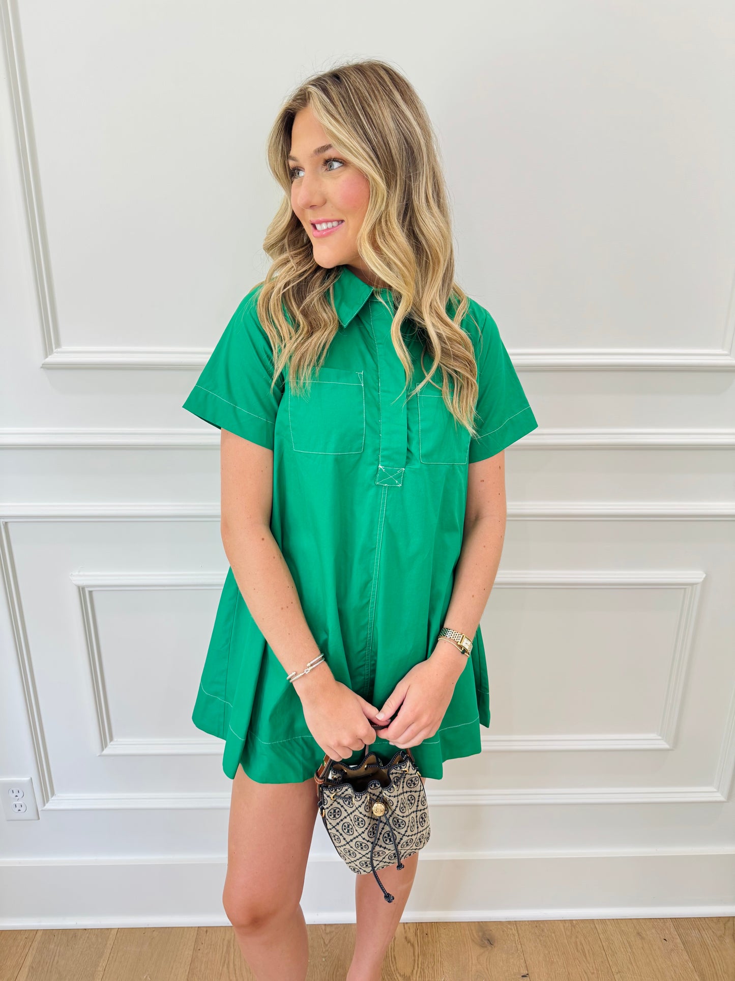 Sedona Swing Dress - Green
