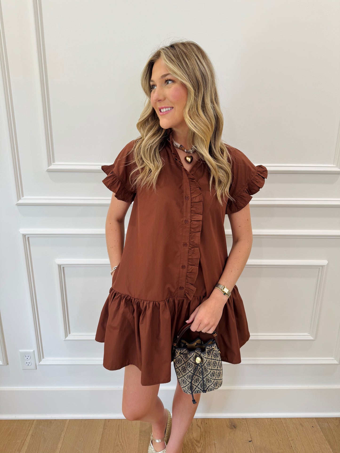 Chloe Dress - Espresso