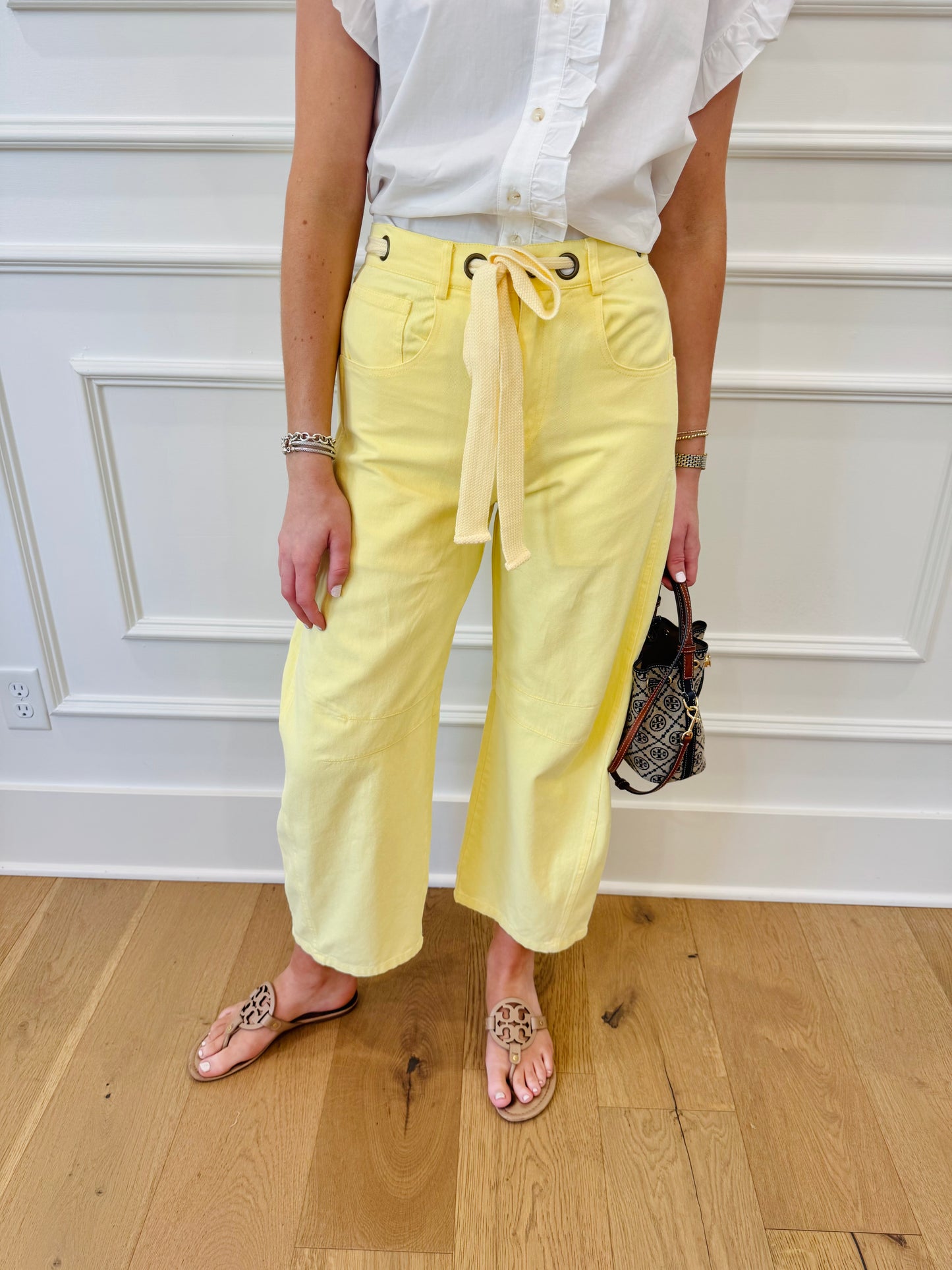 Mari Barrel Jeans - Yellow