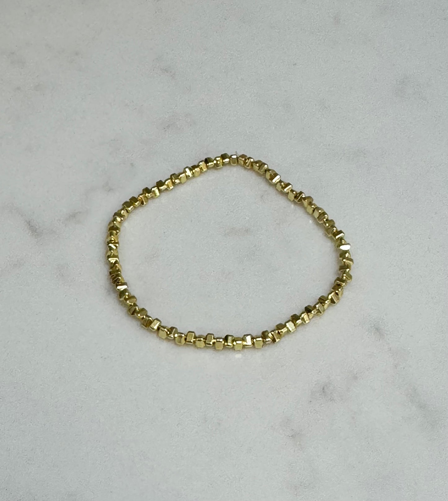 Squared Beaded Bracelet