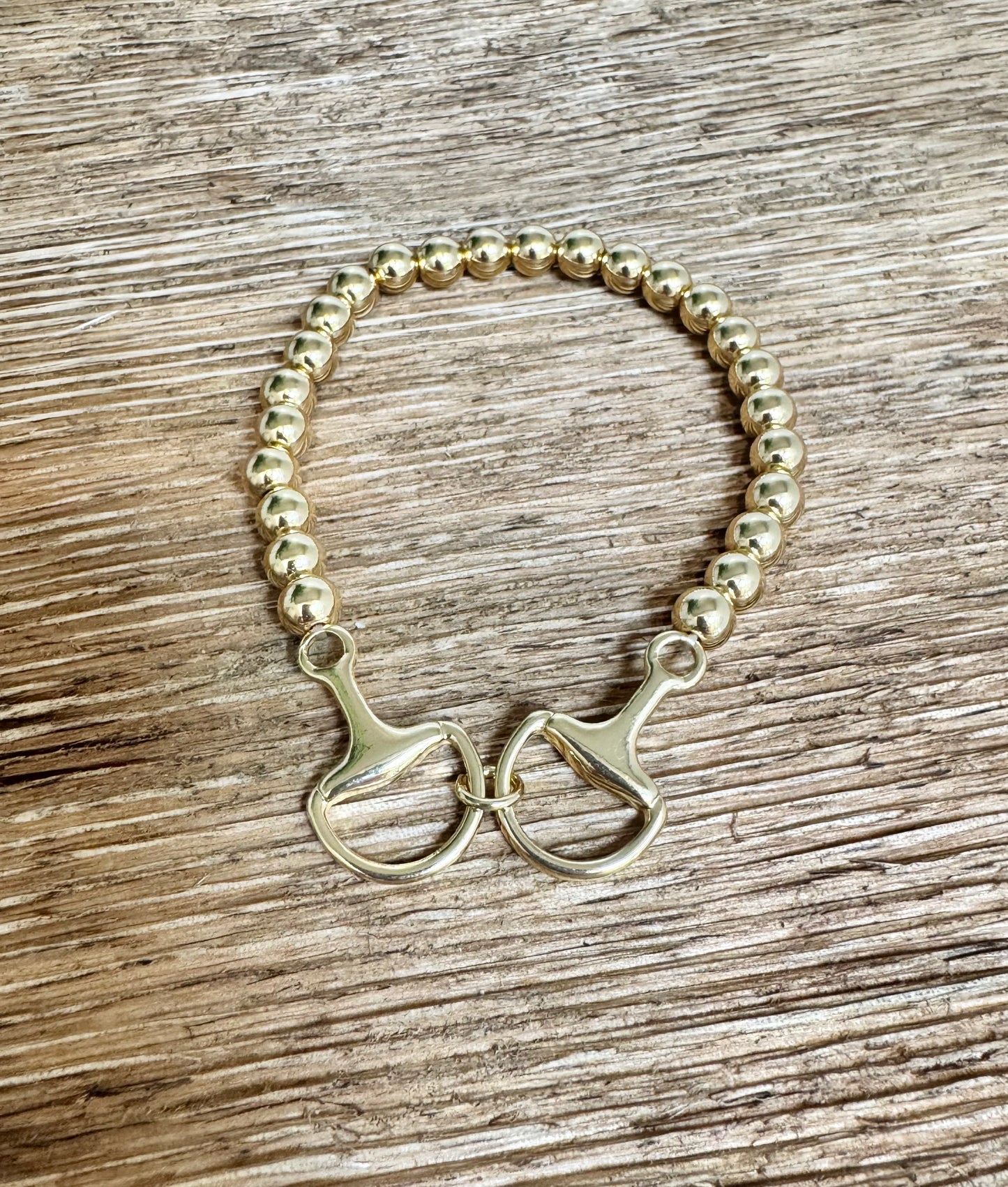 Small Stretchy Horsebit Bracelet