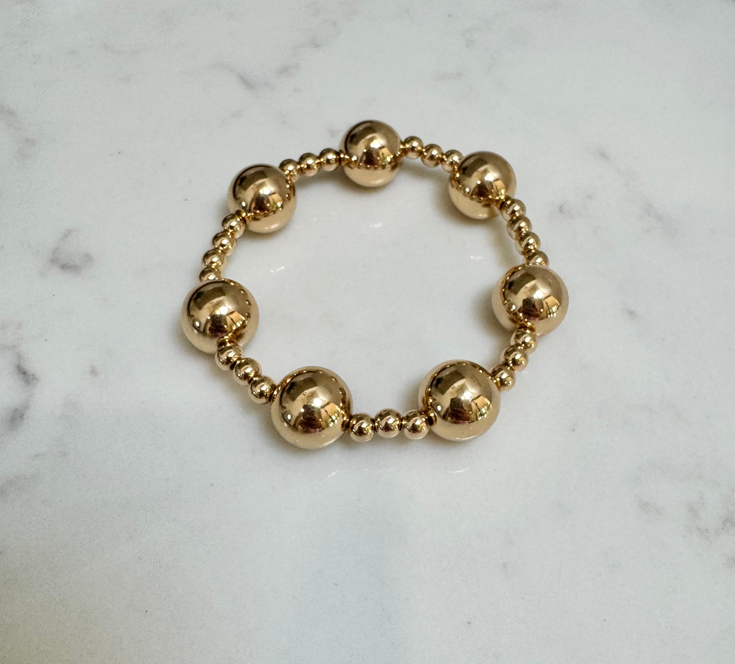 Large Stretchy Beaded Bracelet