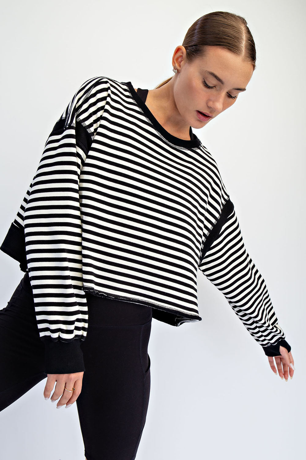 Time To Move Top - Black
