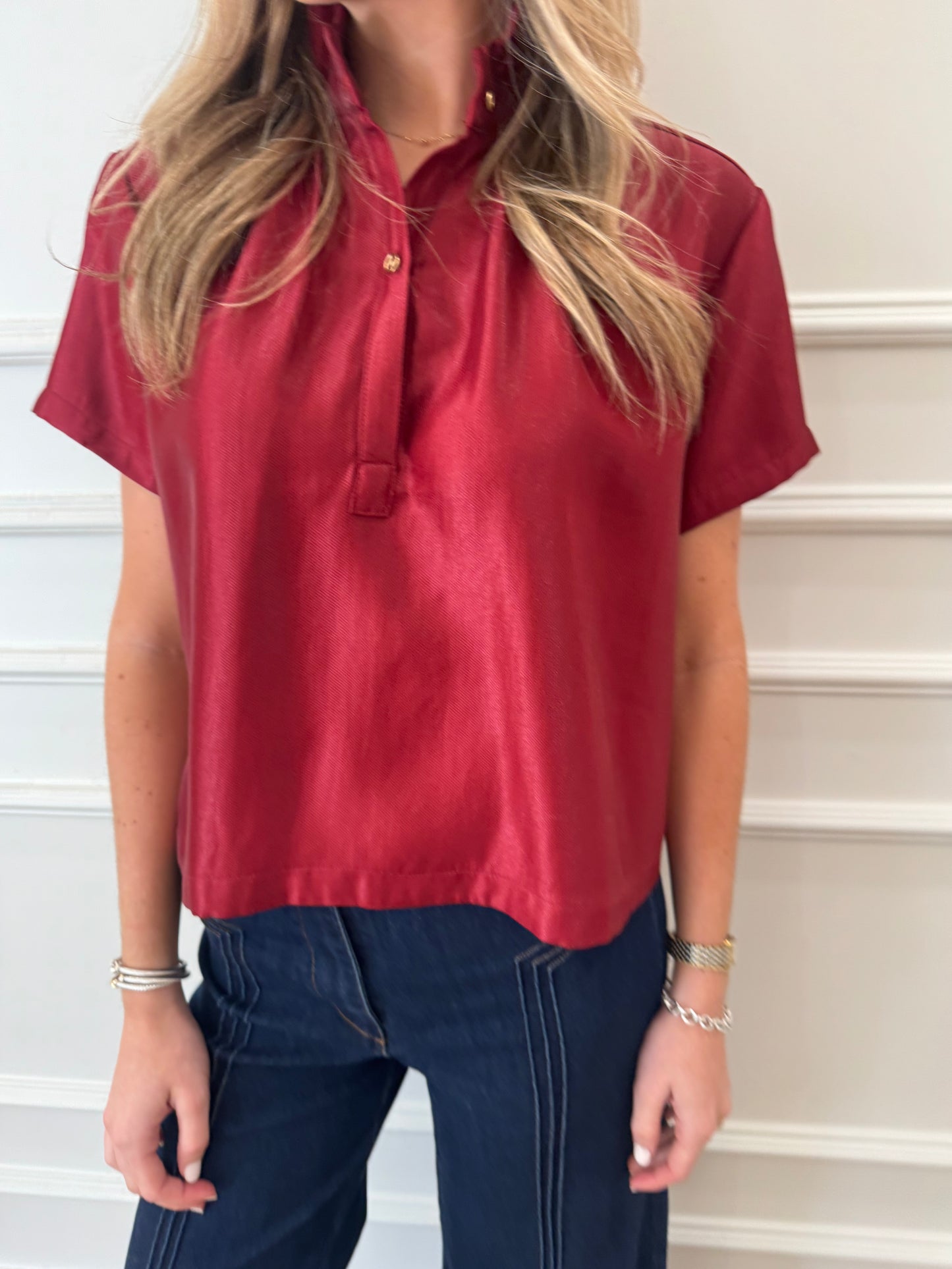 The Winter Social Top - Red
