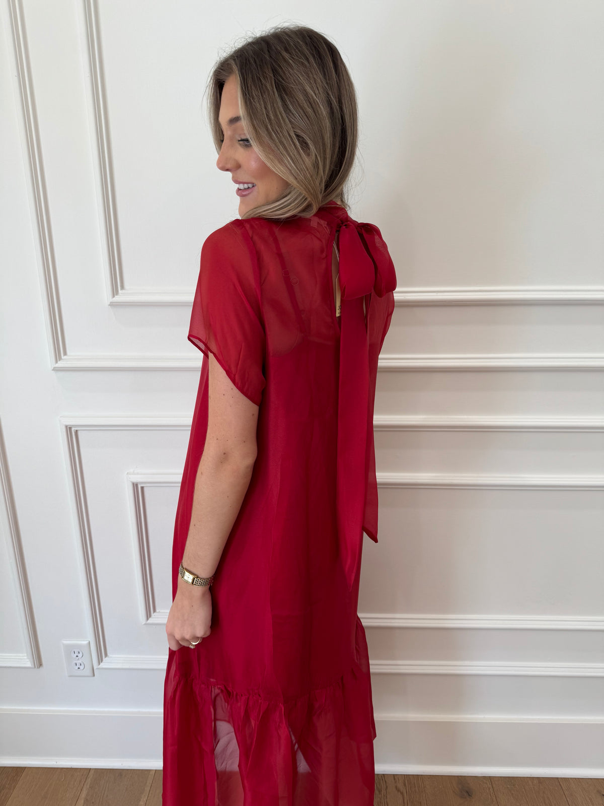 Katherine Dress - Red