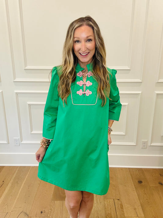 Maryn Dress -Green
