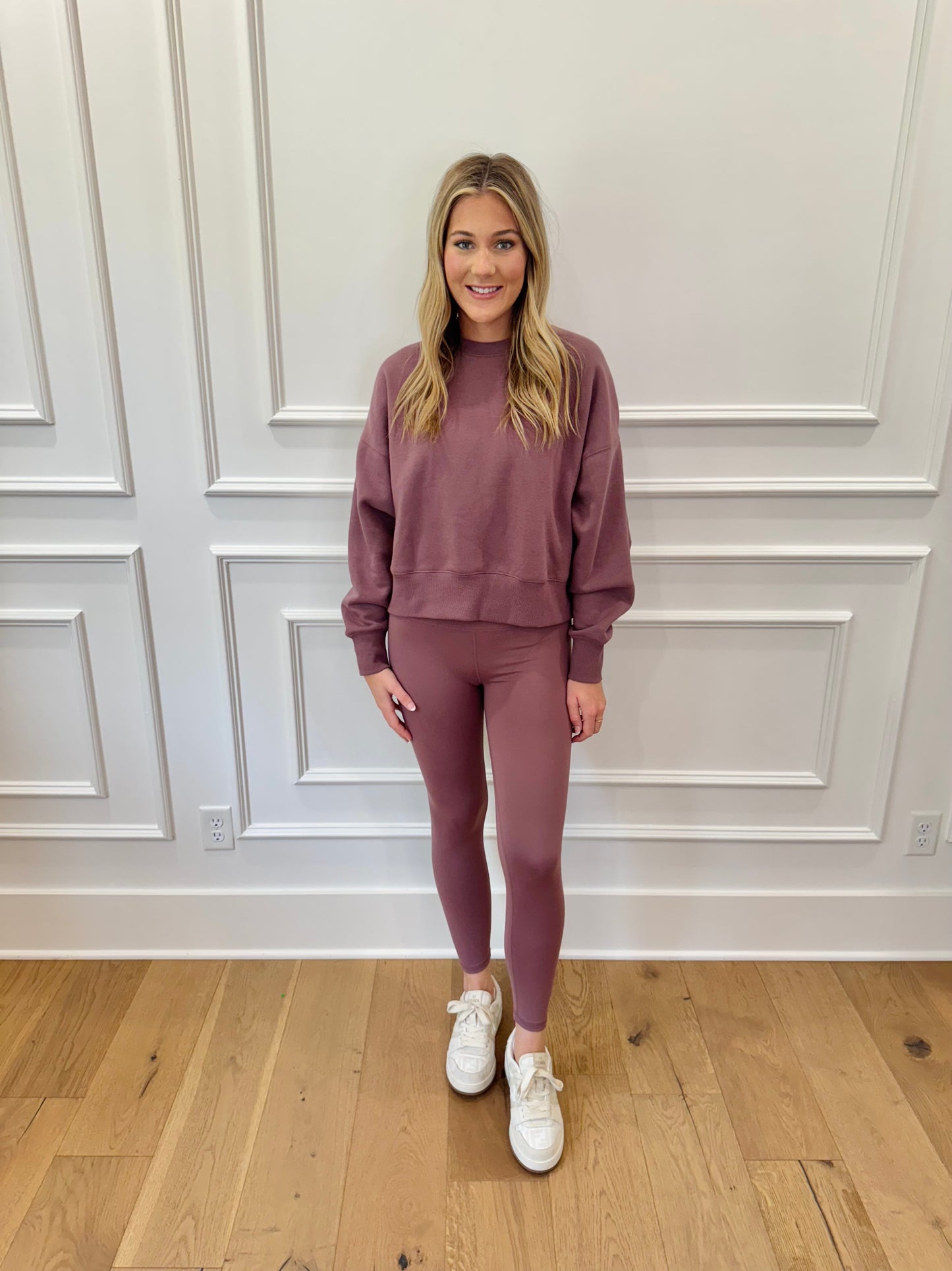 Zuri Compression Leggings -Mauve