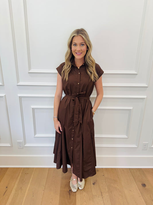 Zayne Dress - Brown