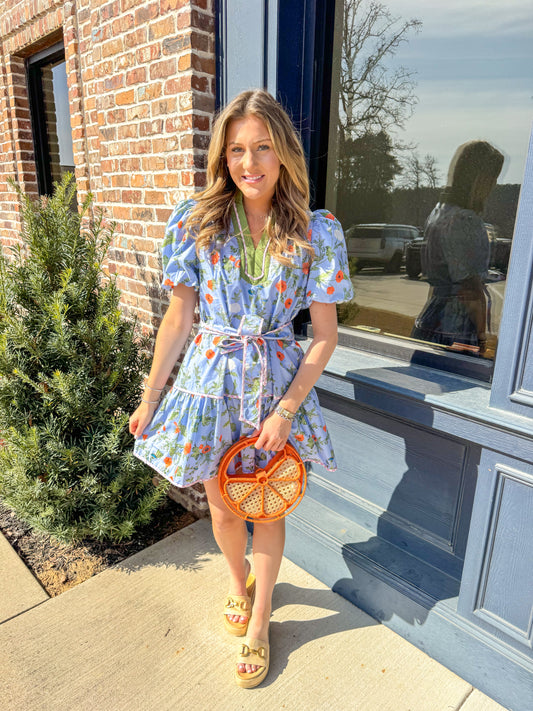 Cora Dress - Light Blue