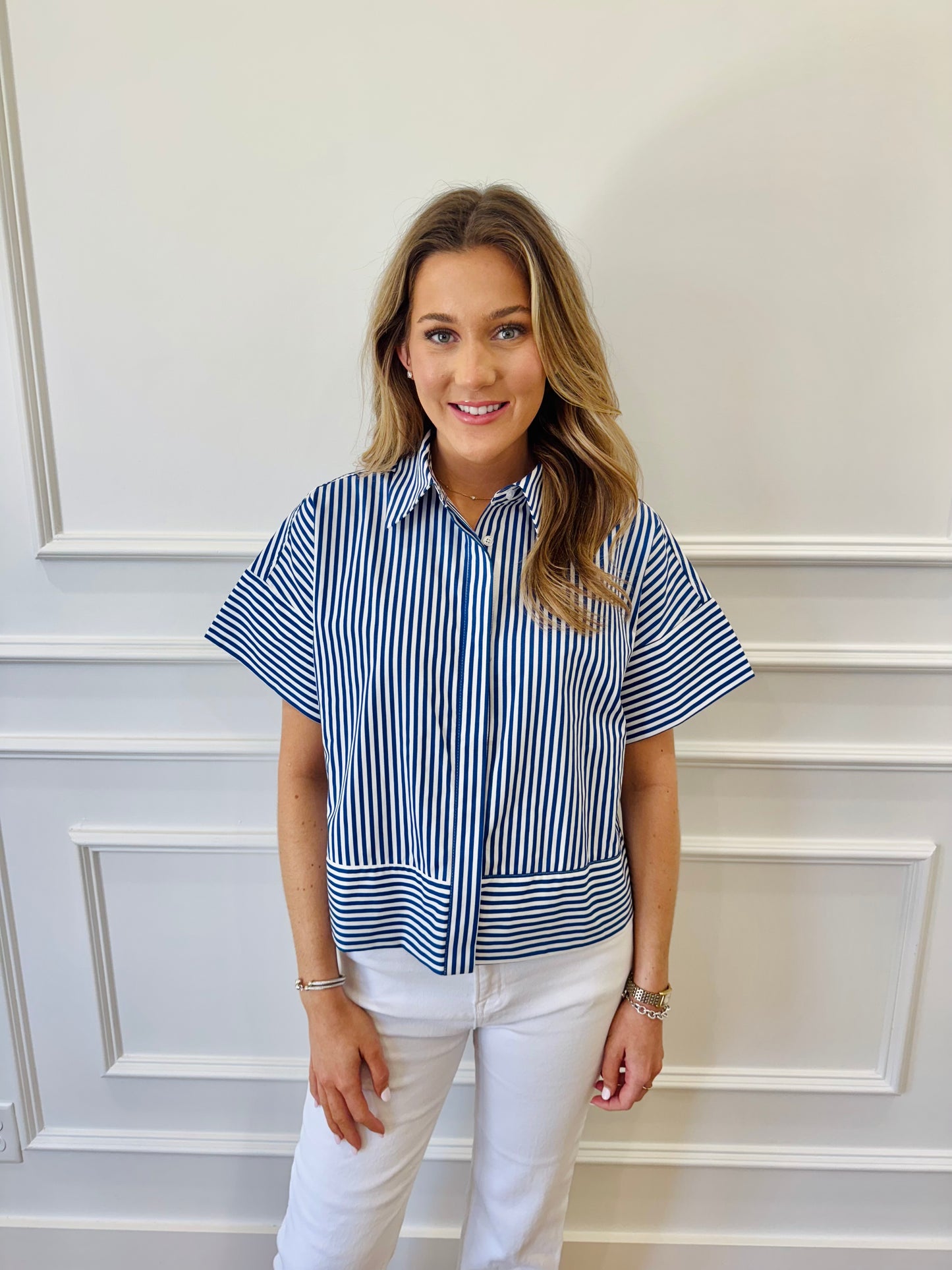Cass Top -Blue