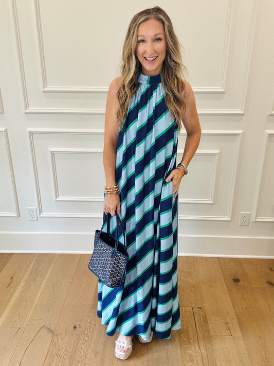Haley Dress - Navy