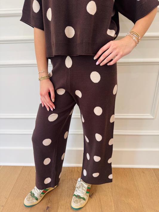 Dot About You Pants - Brown