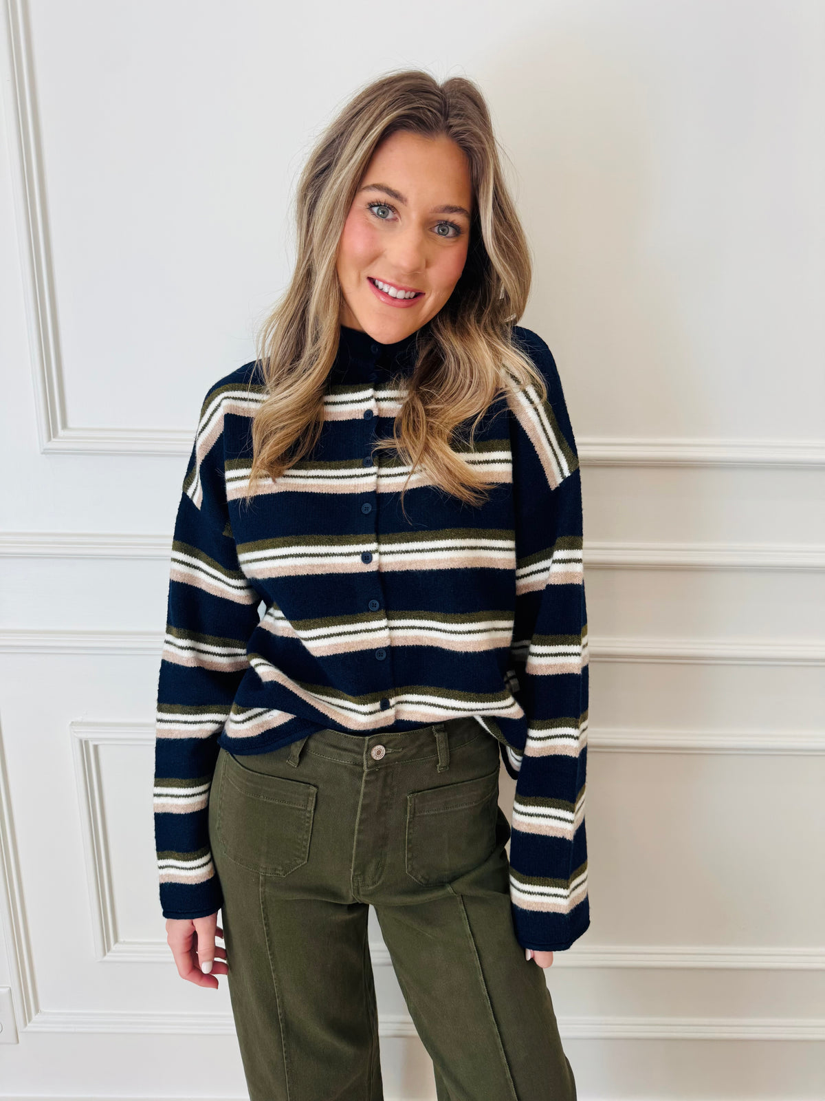Camden Cardigan - Navy