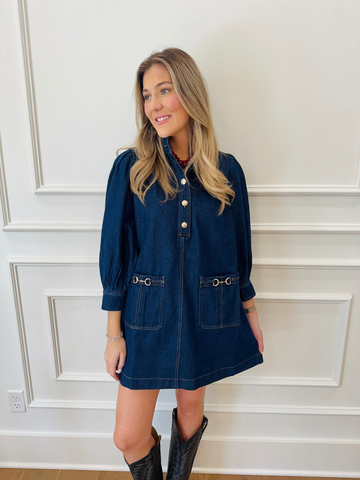 Collins Denim Dress