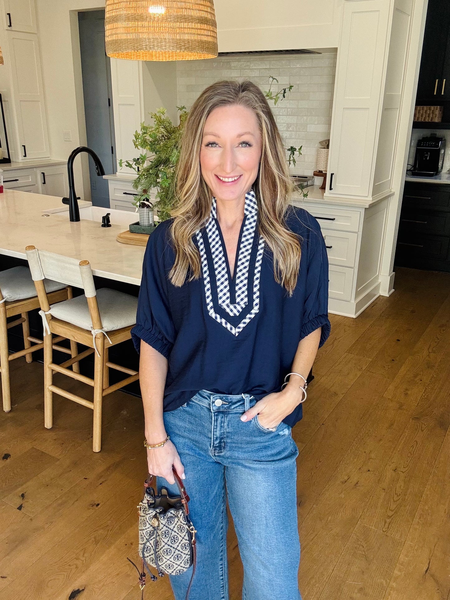 Emory Top - Navy ( PRE-ORDER)