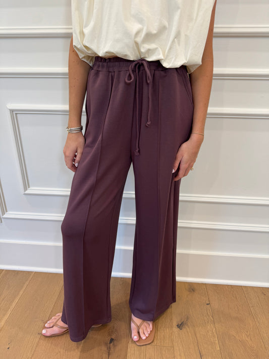 Syd Scuba Knit Pant - Coco