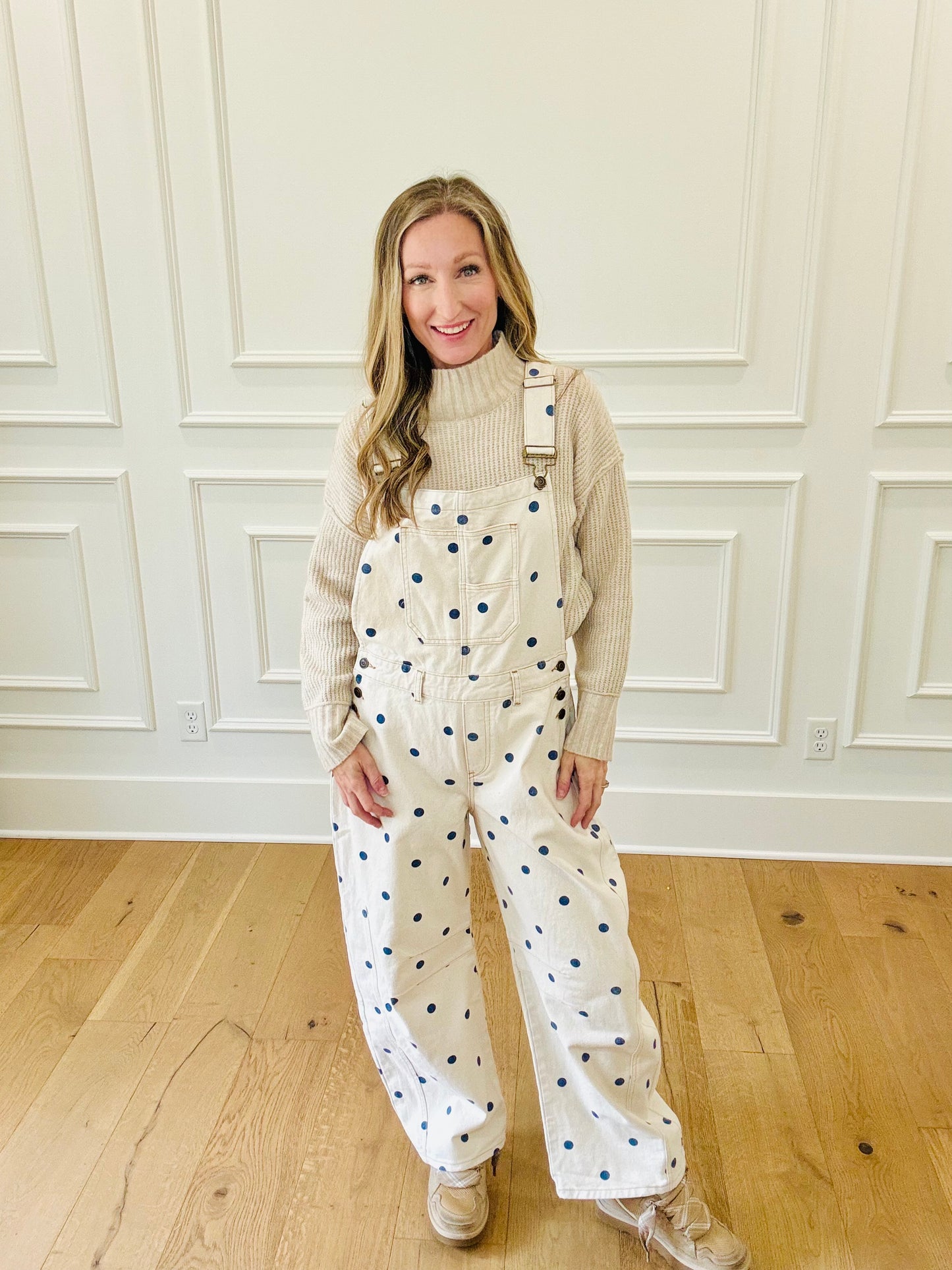 Lainey Polka Dot Overalls