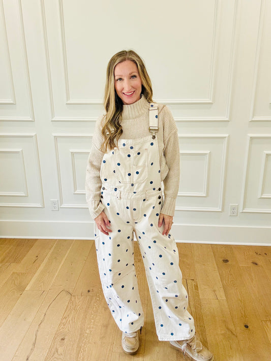 Lainey Polka Dot Overalls