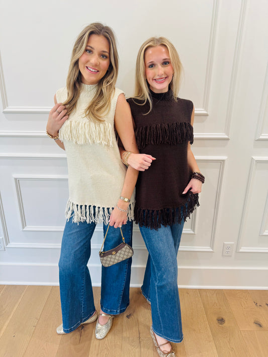 Free Spirit Fringe Sweater