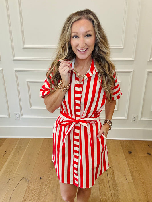 Zoie Dress - Red