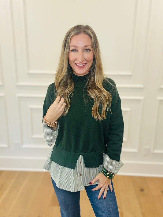 Jayla Sweater - Hunter Green