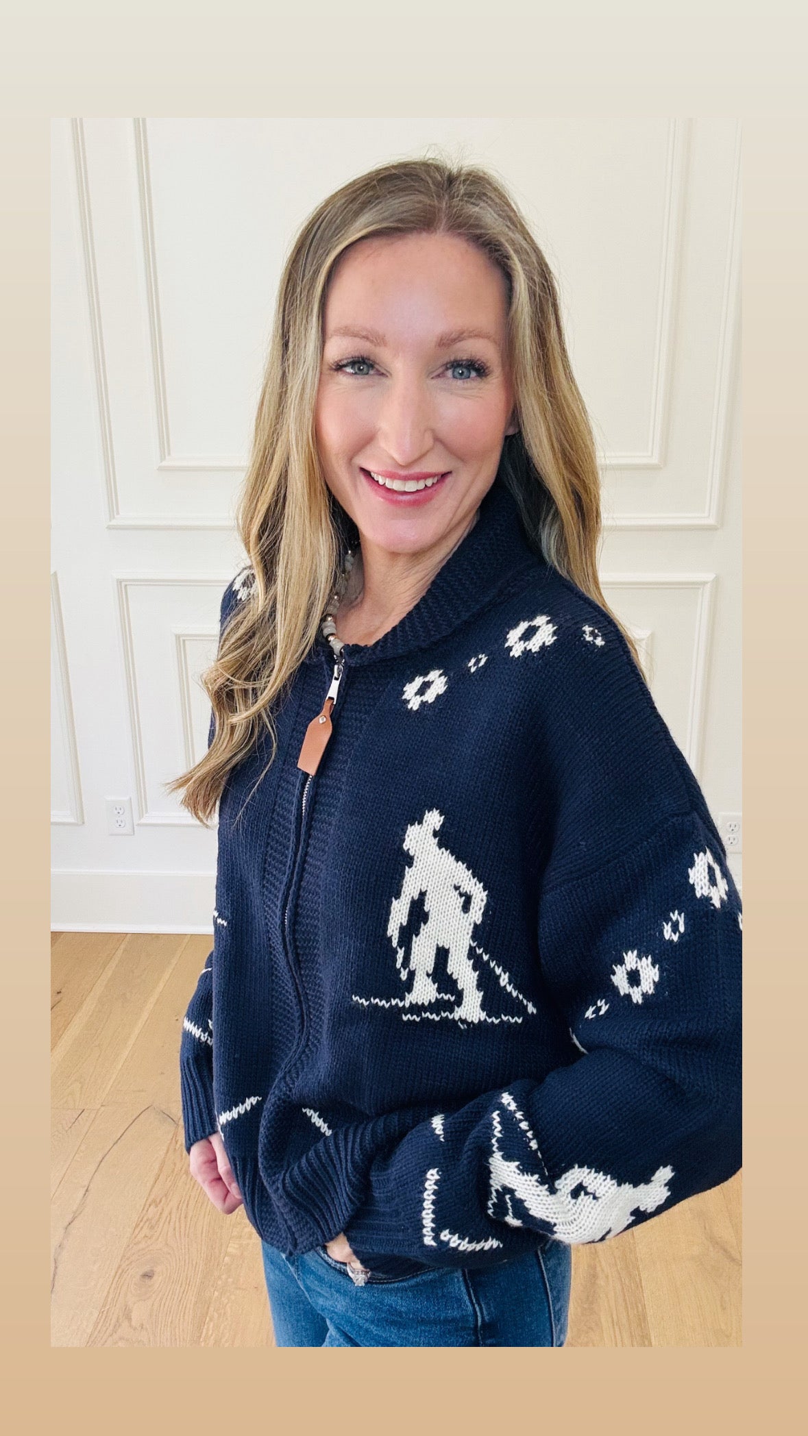 Aspen Skier Sweater - Cardigan