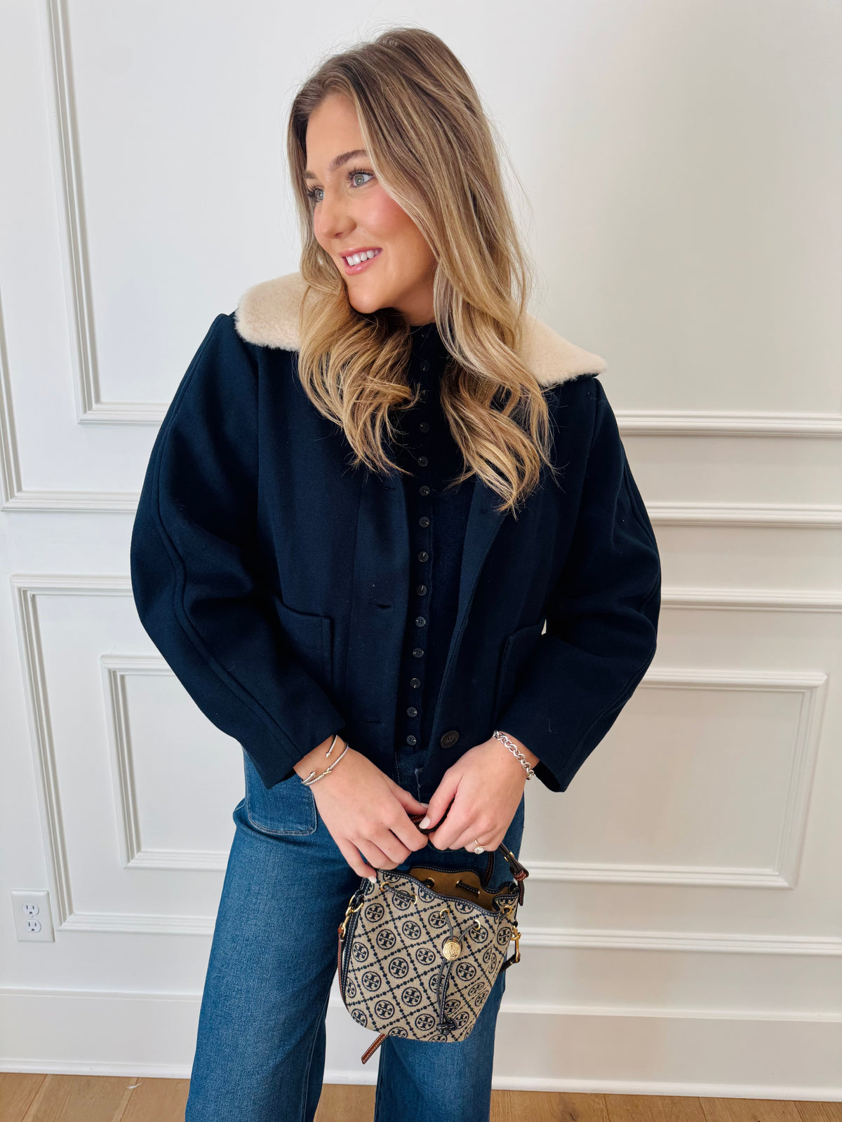 Bellamy Luxe Jacket - Navy