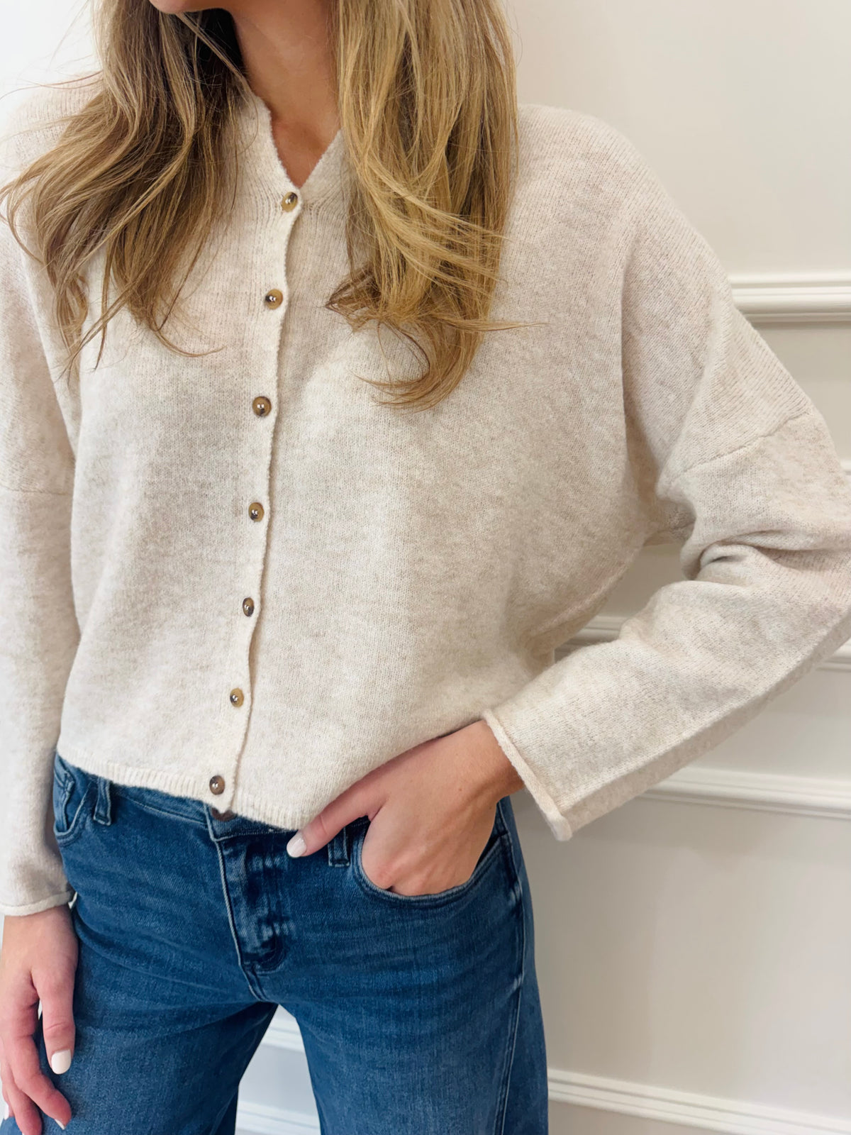 Piper Cardigan - Oatmeal