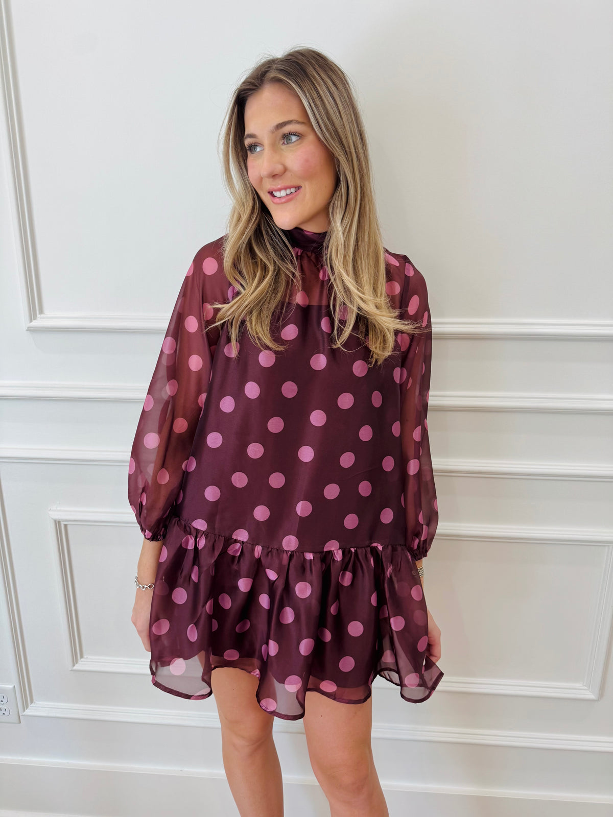 Rosalie Polka Dot Dress