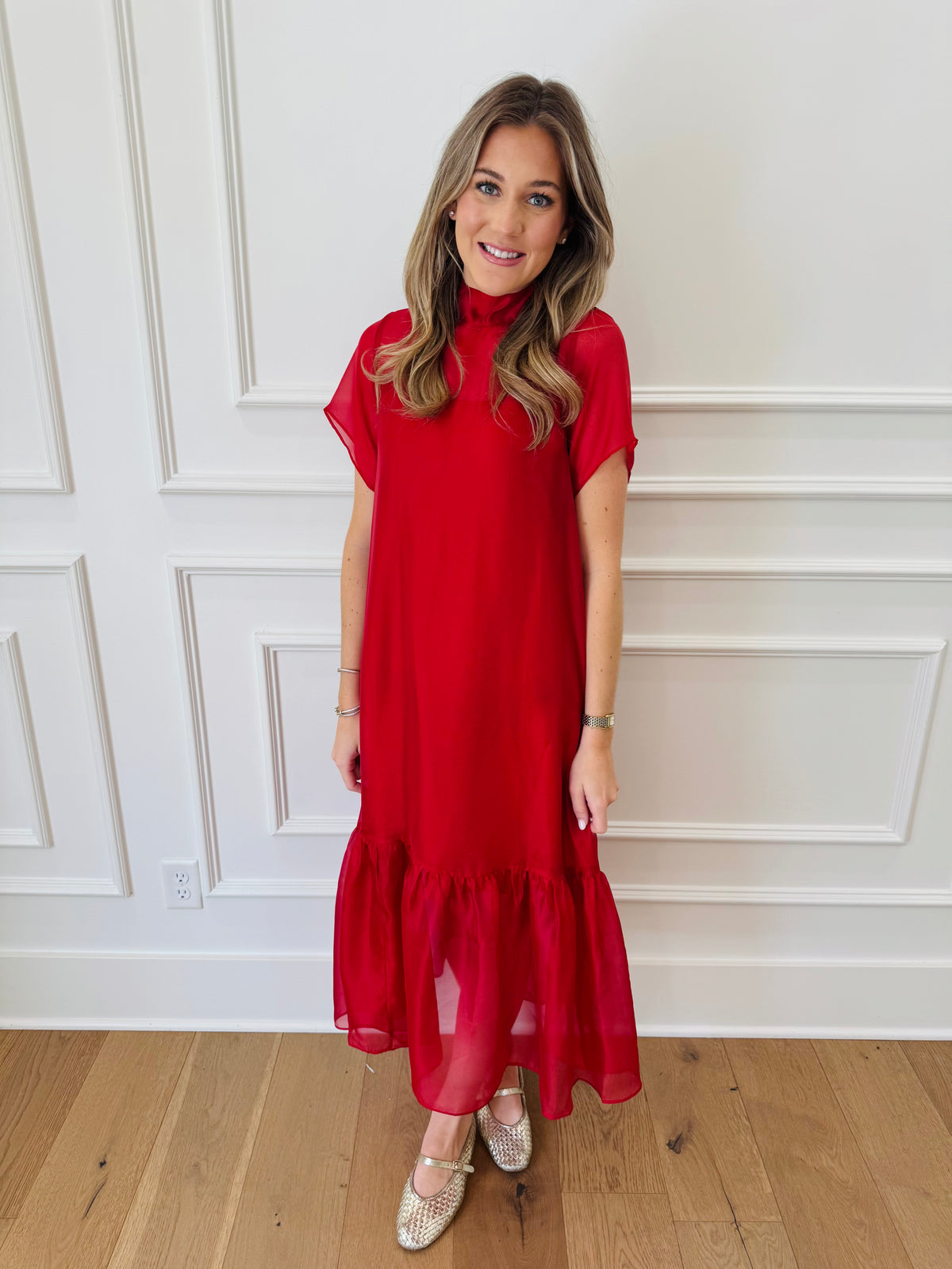Katherine Dress - Red