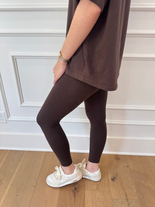 Butter Soft Everyday Leggings - Brown