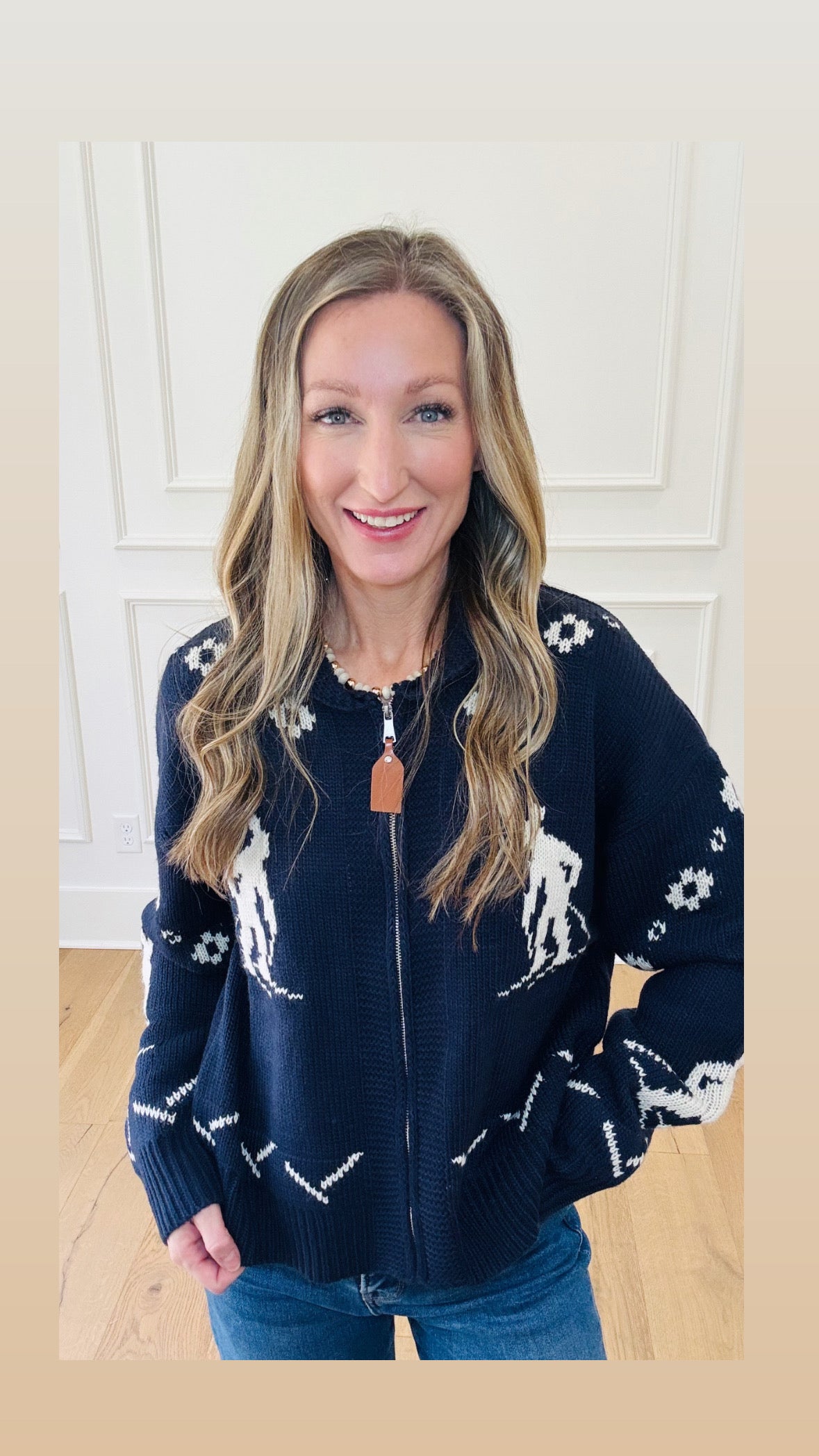 Aspen Skier Sweater - Cardigan