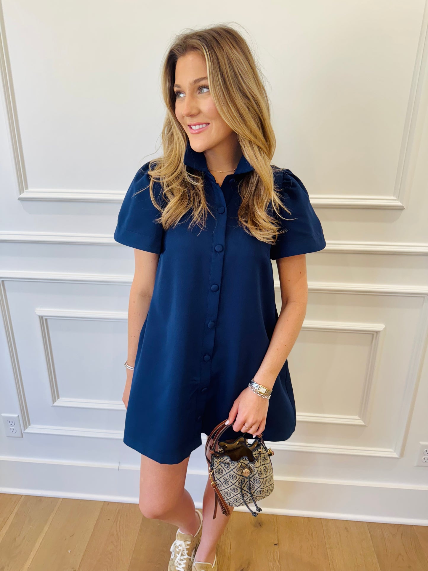 Addie Dress - Navy