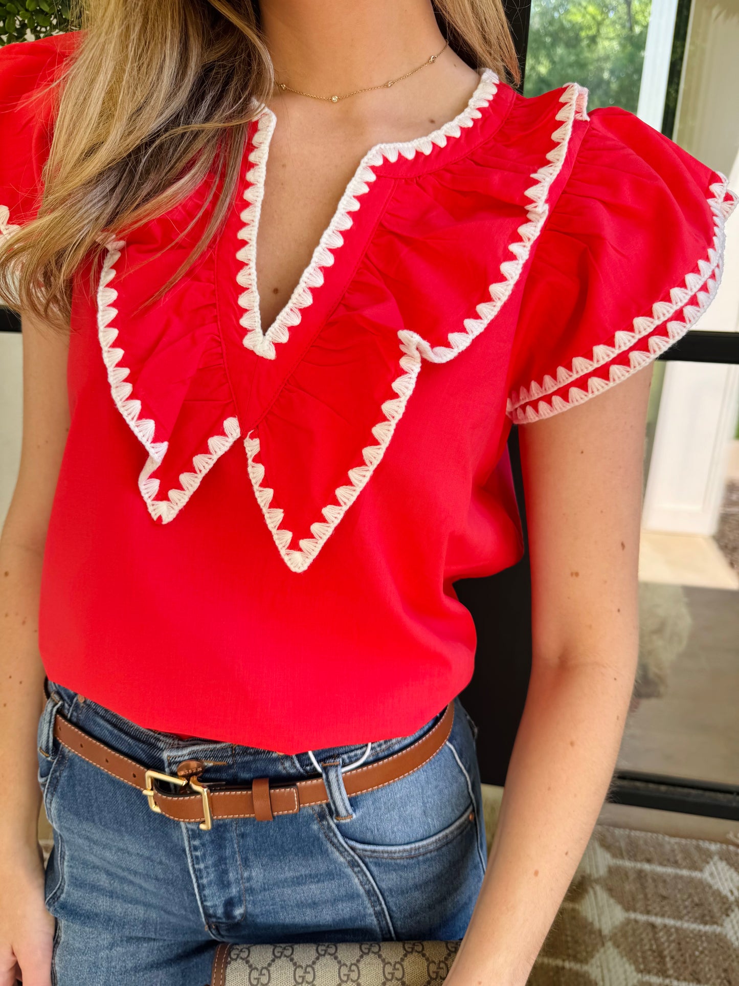Bailee Top -Red