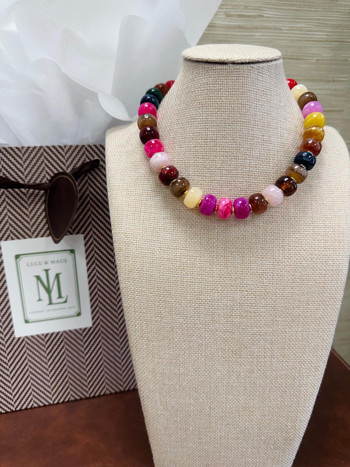 Multi Beaded Necklace